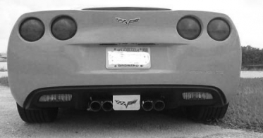Corvette C6 Polished Exhaust Plate – B Pro Racing
